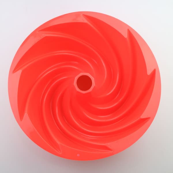 Spiral bakform sockerkaka form silikonform kakform röd
