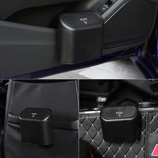 Auton roskakori kannella, General Motors mini-tiivis roskakori, etuistuimen lisävarusteet, auto, toimisto, makuuhuone, koti kannella