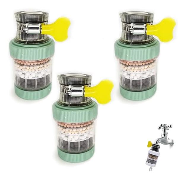 3-delad kranfilter Vattenfilter för kran Vattenkranfilter Kran Vatten