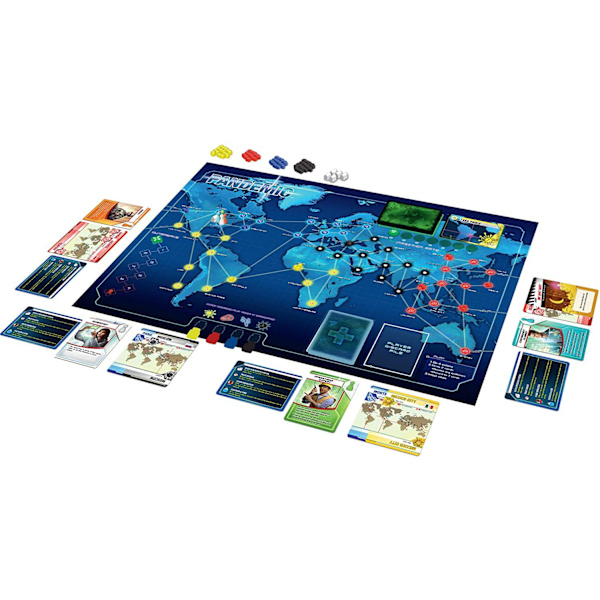 Pandemic Brädspel (Grundspel) | Kooperativt brädspel kompatibelt vuxna och