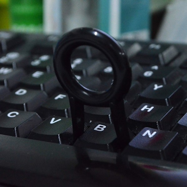5-pak svart rund nøkkeltrekker Keycap-trekker/Key Cap-fjernerverktøy for