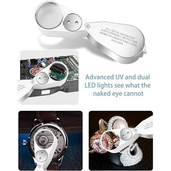 LED-luuppi 40x suurennos