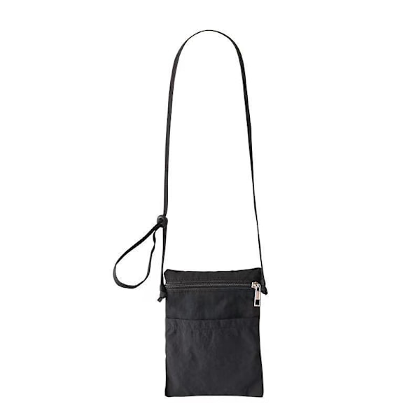 Ultralätt Crossbody Mobilväska, Liten Mobilväska i Nylon, Smartphone Crossbody Väska med Dragkedja