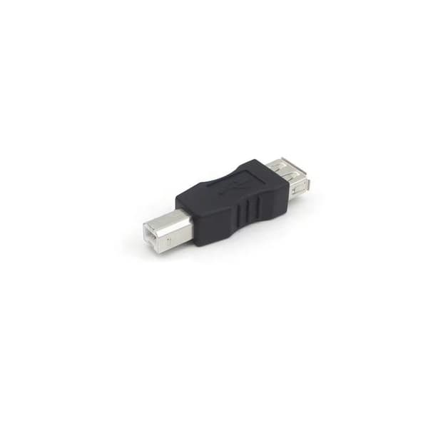 3x USB Typ A hona till USB Typ B hane adapter svart