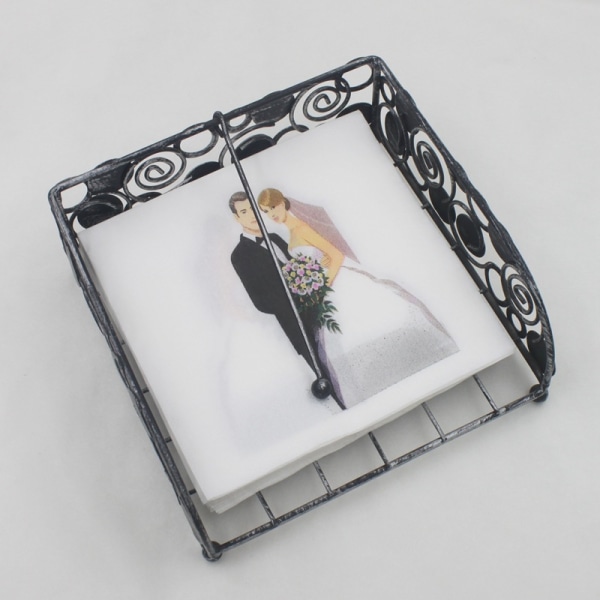 100pcs Printing Paper Napkin Wedding Pattern Facial Tissue Napkin Crea