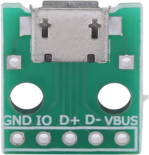 10 st Micro USB till Dip Honadapter 5 2,54 mm Pitch-Micro USB Lödning(Gr