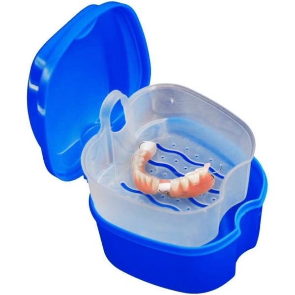 3 st case Ortodontisk tandhållare för förvaring av löständer