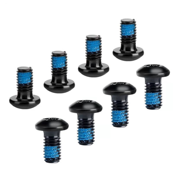 12x Sykkelskivebrems Rotorbolter M5x10mm Bremsekrueskruer T25 Bremsekive