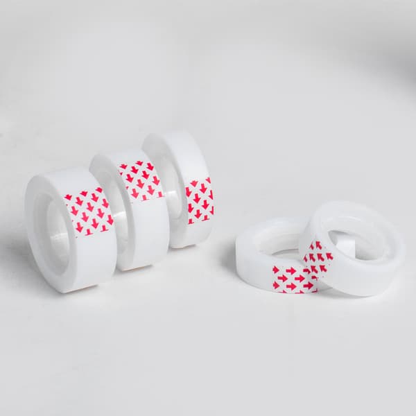 Matt tejp, tejprefill, 6-pack, translucens 1,2 cm x 10 m