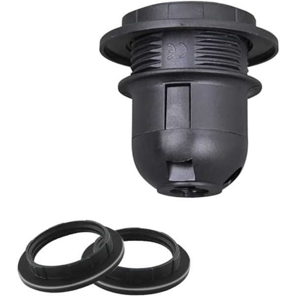 4 st E27 Reducer Ring Lampskärm Ring Lampskärm Adapter för Plattljus
