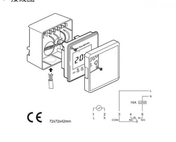 Elektronisk Timer Digital Timer Intelligent Programmerbar Kontrollbryter Bakgrunnsbelyst Timer kompatibel med Husholdningsapparater Gatelys (220V AC)