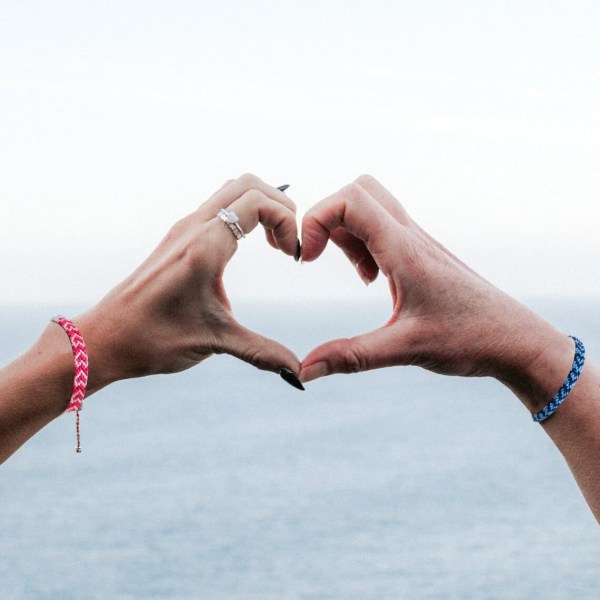 Heart Friendship Bracelets Pink Best Friends Distance Matching for Wom