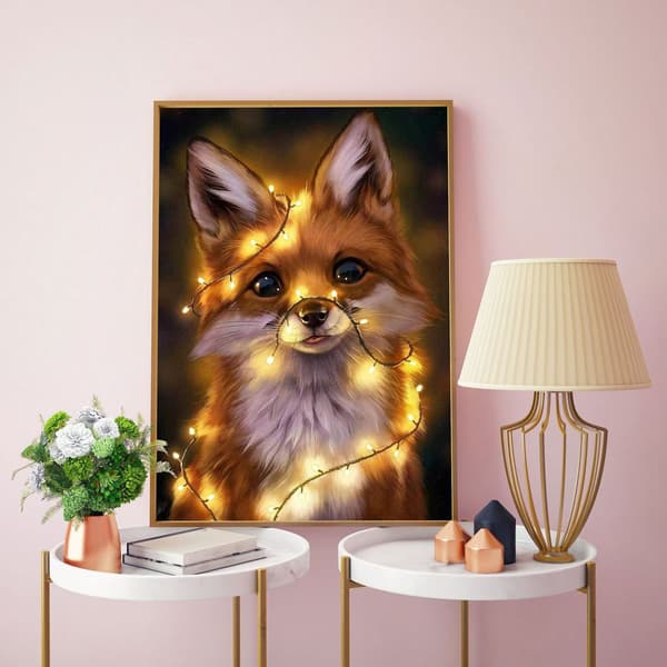 Diamantmaling - 30*40cm - Rev flerfarget