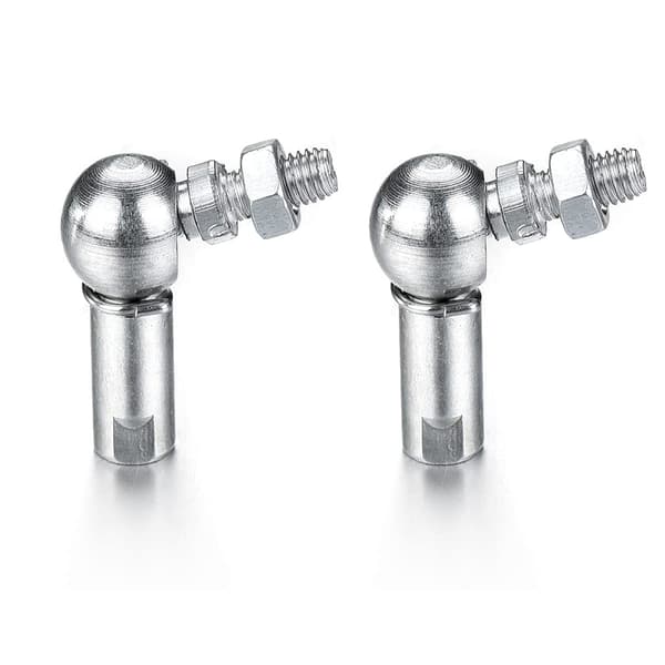 2-pack CS10 L-formade kullager (M6 x 1.0)