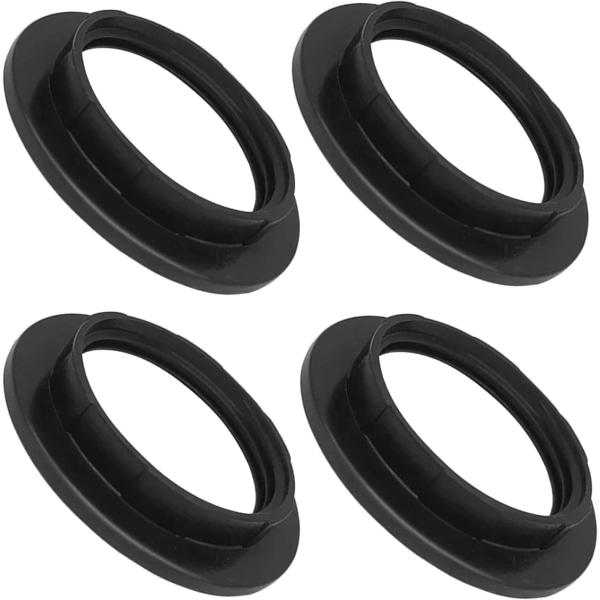 4 st E27 Reducer Ring Lampskärm Ring Lampskärm Adapter för Plattljus