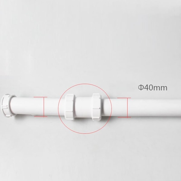 Klämringskopplingar för 40mm raka PVC-rör