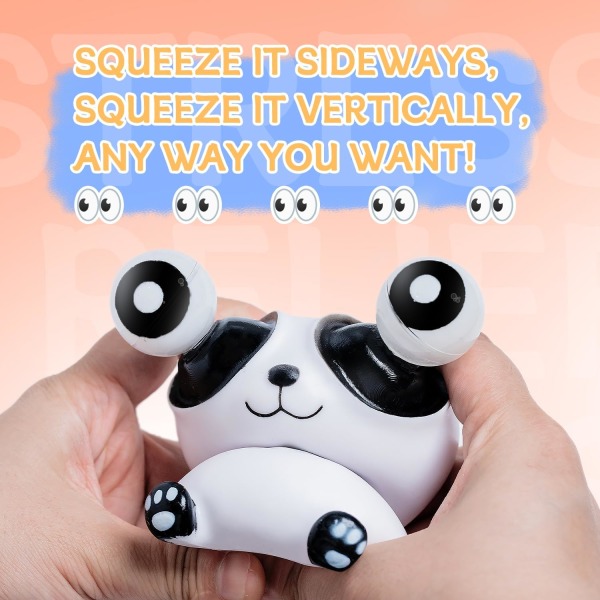 Eye Popping Panda Toys - Toys for Children and Adults to Reduce Stress