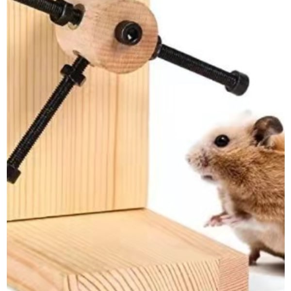 Hamstertrappa Hamstermatningsplattform Fodersök Leksak Godis Pussel