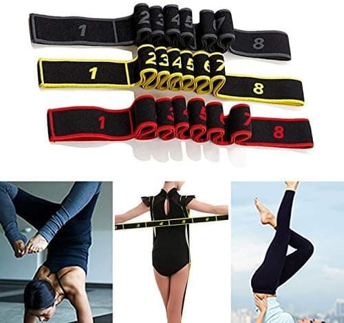 Yogaband, Stretchband med öglor för flexibilitet, Multi-loop Stret