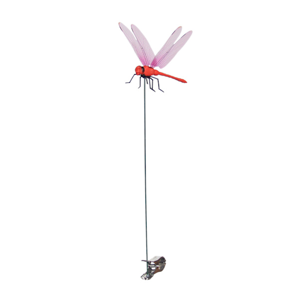 3D Libelle Clips: Kunstig Libelle til Udendørs, Naturlig Organisk Koncept, Ideel til Have- og Terrassedekoration - 3 STK