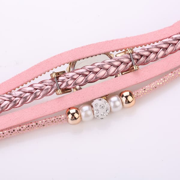 Dame Multi-Layer Armbåndsur Vevd Armbånd Bursdagsgaver
