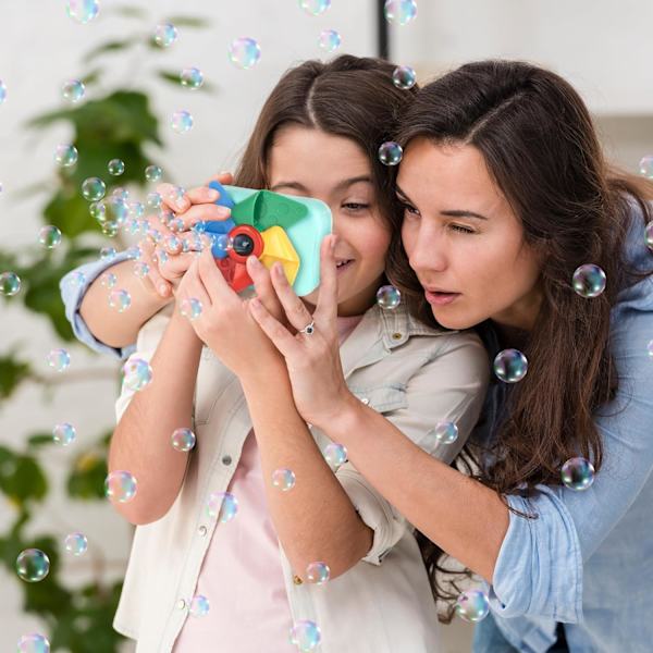 Camera Bubble Machine for Kids - Kameraformad Bubble Toy - Liten Bub
