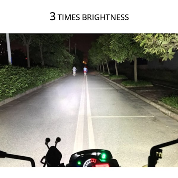 Vattentät 8 LED dimljusstrålkastare kompatibel med Yamaha MT 15 BS6