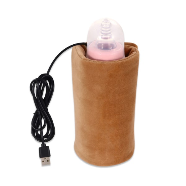 USB-flaskvärmare för babyflaskor, varmhållningsväska för mjölk och vatten, multifunktionell