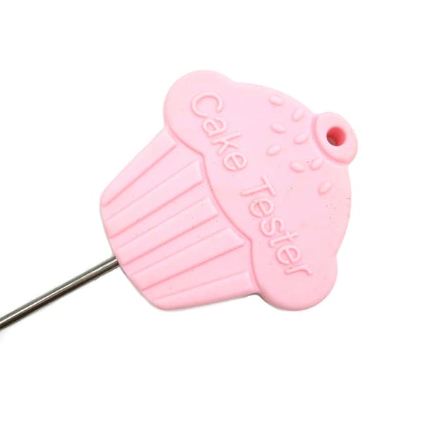 Rostfritt stål Cake Tester Söt Cupcake Shape Cake Tester Probe Skewe