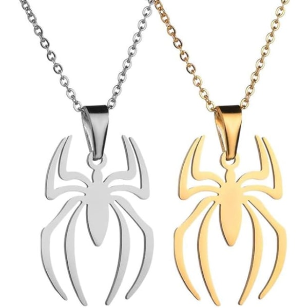 2 kpl Spiderman-riipuskaulakorun setti Ruostumaton teräs Kevyt Hypoal