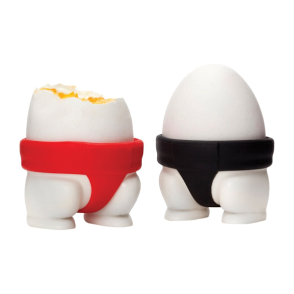 Sumo Egg Holder Cup (Sett med 2 stykker) (Materiale: Silika gel + pp)