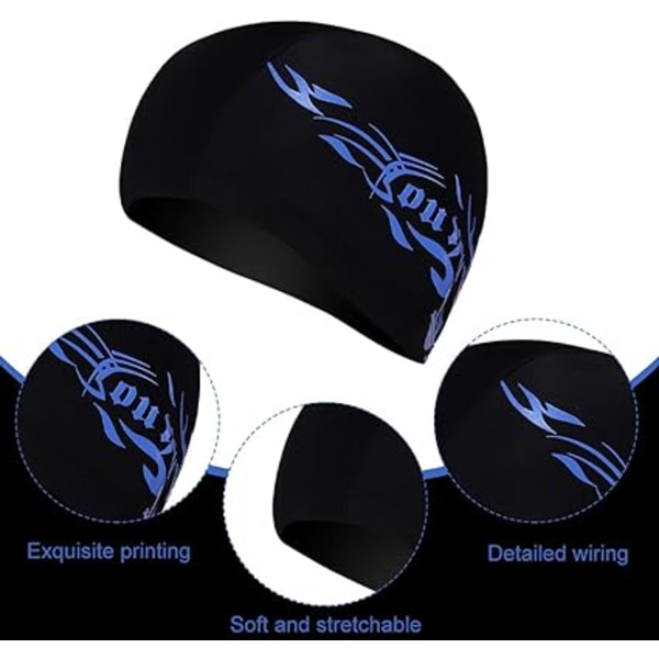 2 kpl uimalakkia uima-allas uinti aikuisille uimalakki pehmeä polyester kangas