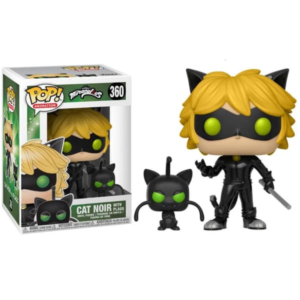 Funko pop! Vinyl W/P Animeret Miraculous Ladybug og Cat Noir