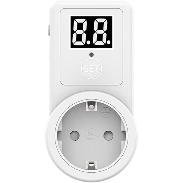 Nedtællingsstik, 220-240V europæisk timer til stikkontakter, elektronisk