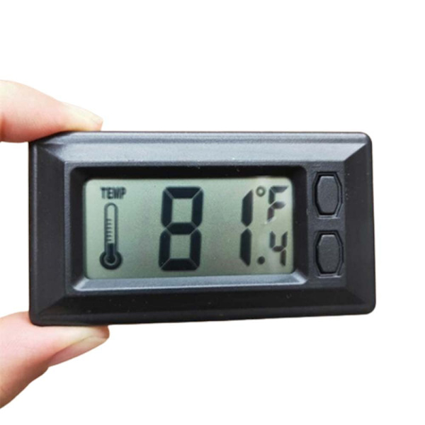 Mini digital biltermometer svart
