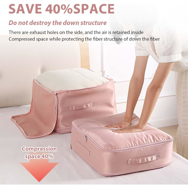 Ultra Space Saving Self Compression Organizer, Heavy Duty Moving Bags, Stor