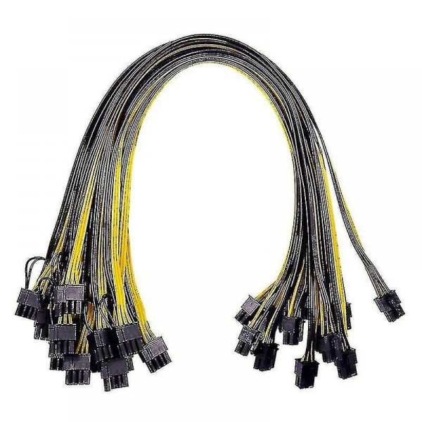 10 kpl 0,3 m 6-pinninen Pci-e 8-pinniseen (6+2) Pci-e (uros-uros) Gpu-virtajohto F