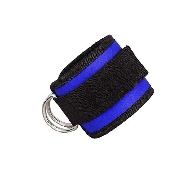 Ankelband (par) för kablar, glute träning, underdel blå