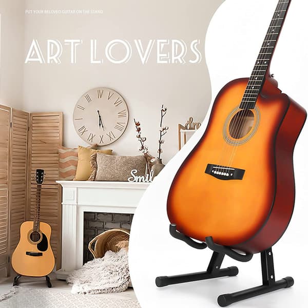 Guitarstativ Guitar Foldbart A-rammestativ Universalstativ Gulv kompatibel Ac