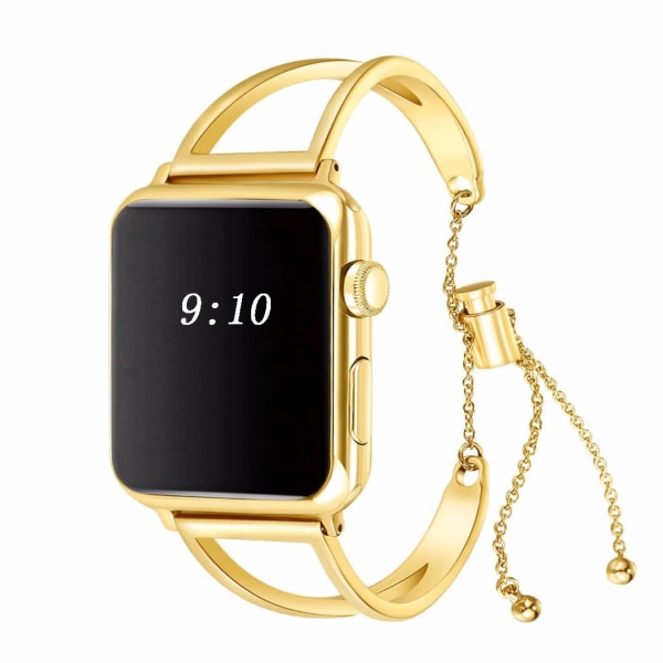 Kedjeband för Apple Iwatch Band Högkvalitativt armband i rostfritt stål