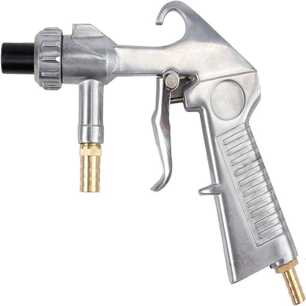 Sandblästringspistol + 4 Keramiska Munstycken + Extra Järnmunstycksspets