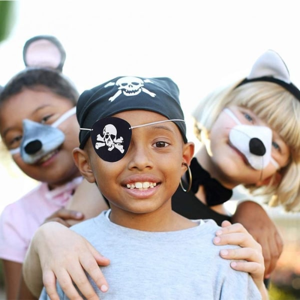 Pirate Eye Patch Pirate For Kids Theme Party One Eye Skelett Eye Patch