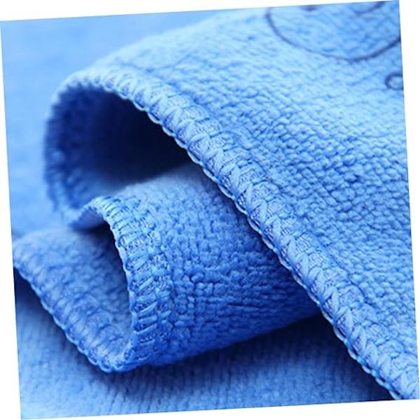 Barne Håndkle Mikrofiber Håndklær Mikrofiber Håndklær Absorberende Håndklær Småbarns Vaskekluter Mikrofiber Vaskeklut Barnehåndklær 19,69\"L x 9,84\"B blå 4stk