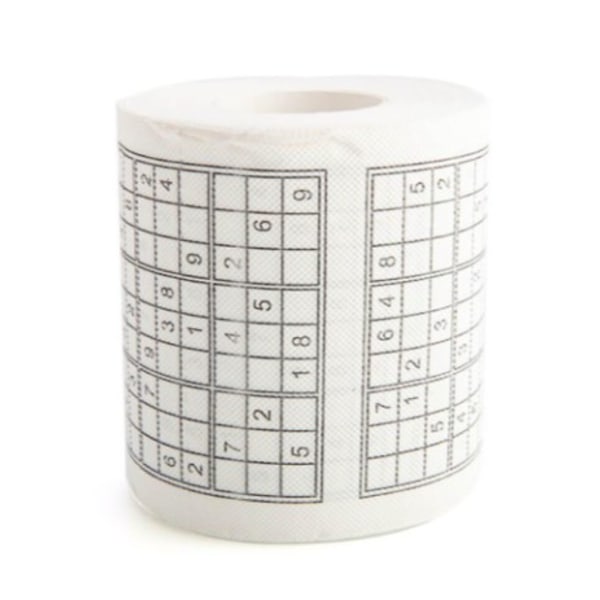 2 kpl WC-paperia, sokkelotyyppi + Sudoku-tyyppi