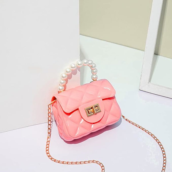 Mini veske for småjenter, crossbody, søt prinsessehåndveske, skulder
