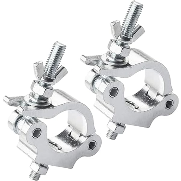 2-pack scenbelysningsklämmor, scenbelysningstillbehör, snabbfrigöring