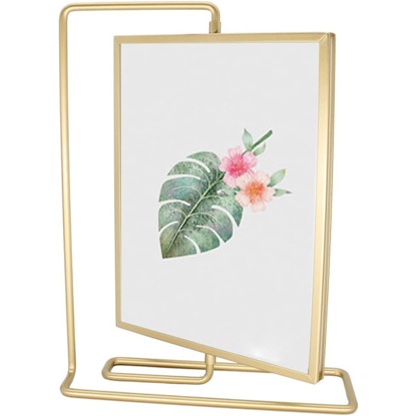Bilde Ramme, Gull Bilde Ramme Bordplate Display for 5x7 4x6 6x8 foto, M