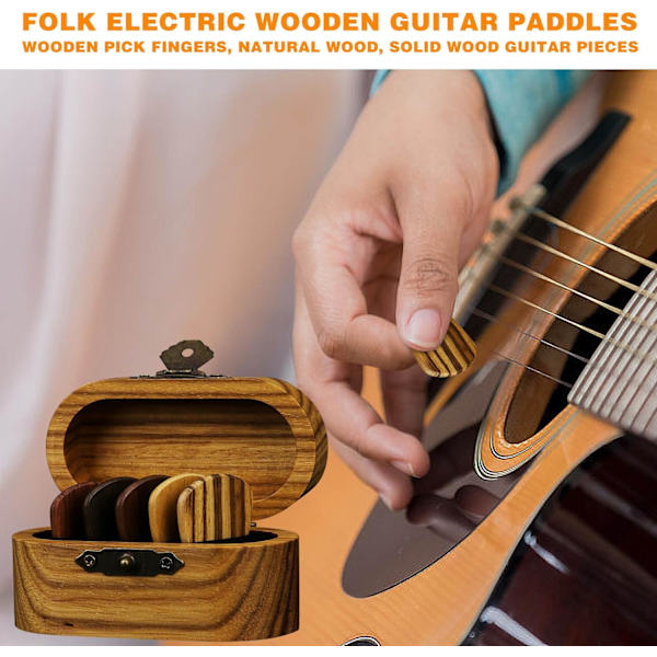 Gitarrplektrum Set kompatibelt Akustisk Gitarrbas, Plektrum Personlig Gitarr