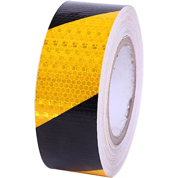 25M x 5cm Självhäftande Reflextejp Säkerhetstejp Reflextejp Rulle