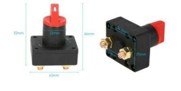 300A Bilbatteri Afbryder, Afbryd Batteri Isolator Afbryder Strømafbryder c